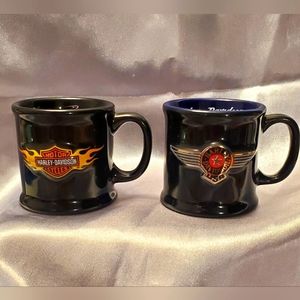 Harley-Davison Mini Shot Glass Mugs NWOT